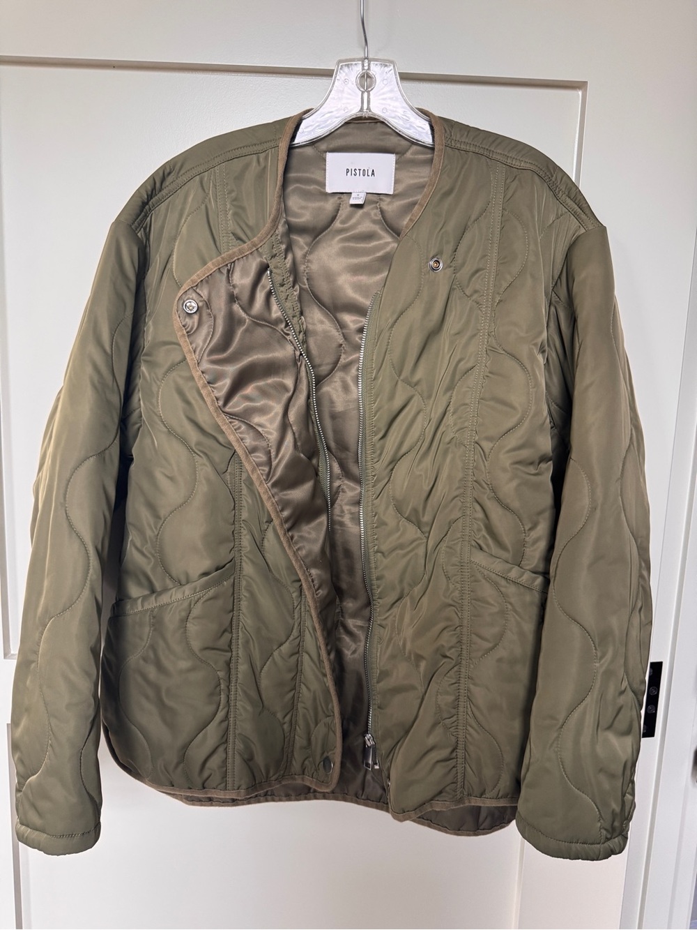 Pistola Elva Quilted Jacket Admiral Olive Green S